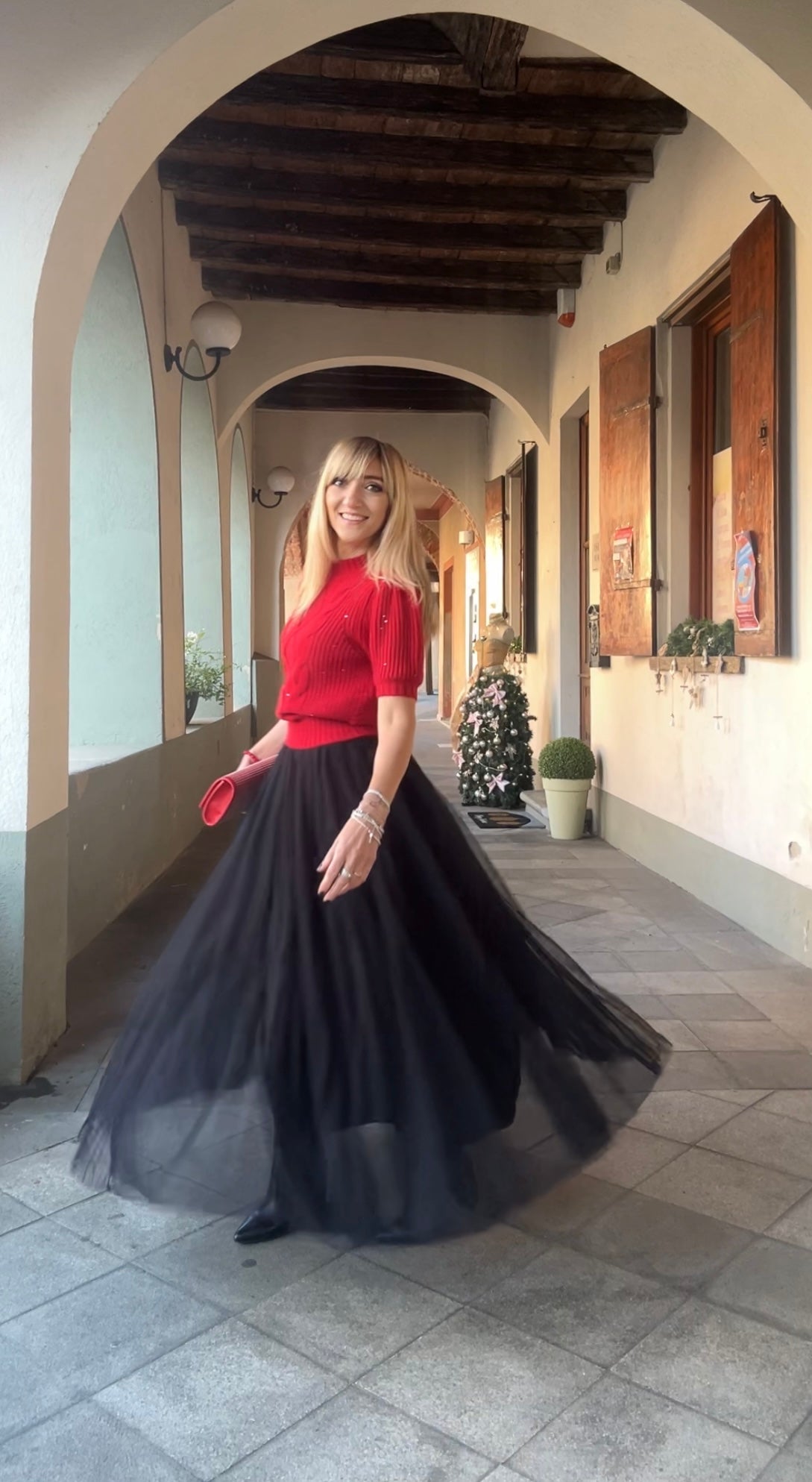 Gonna lunga tulle Twin set