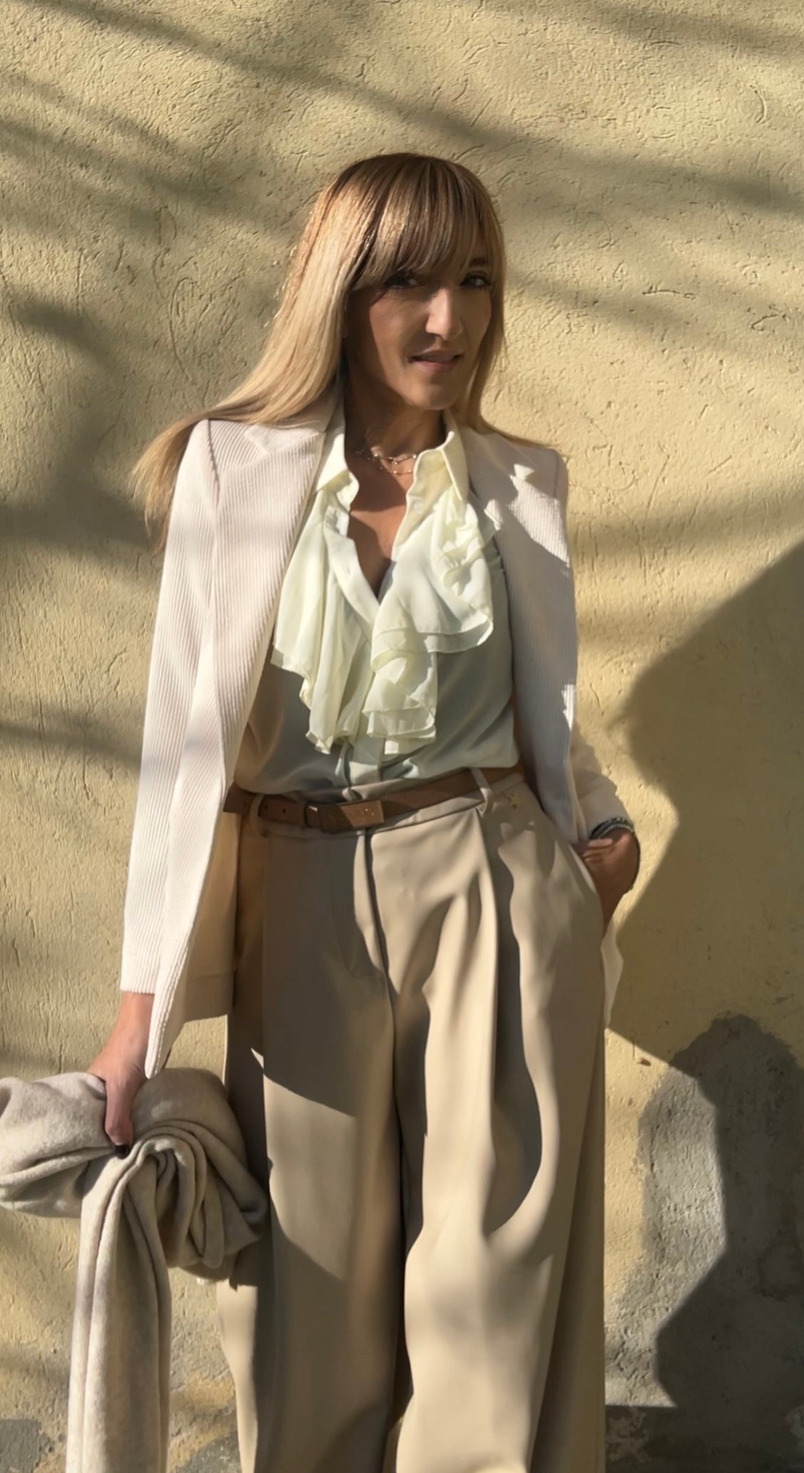Pantalone ecopelle