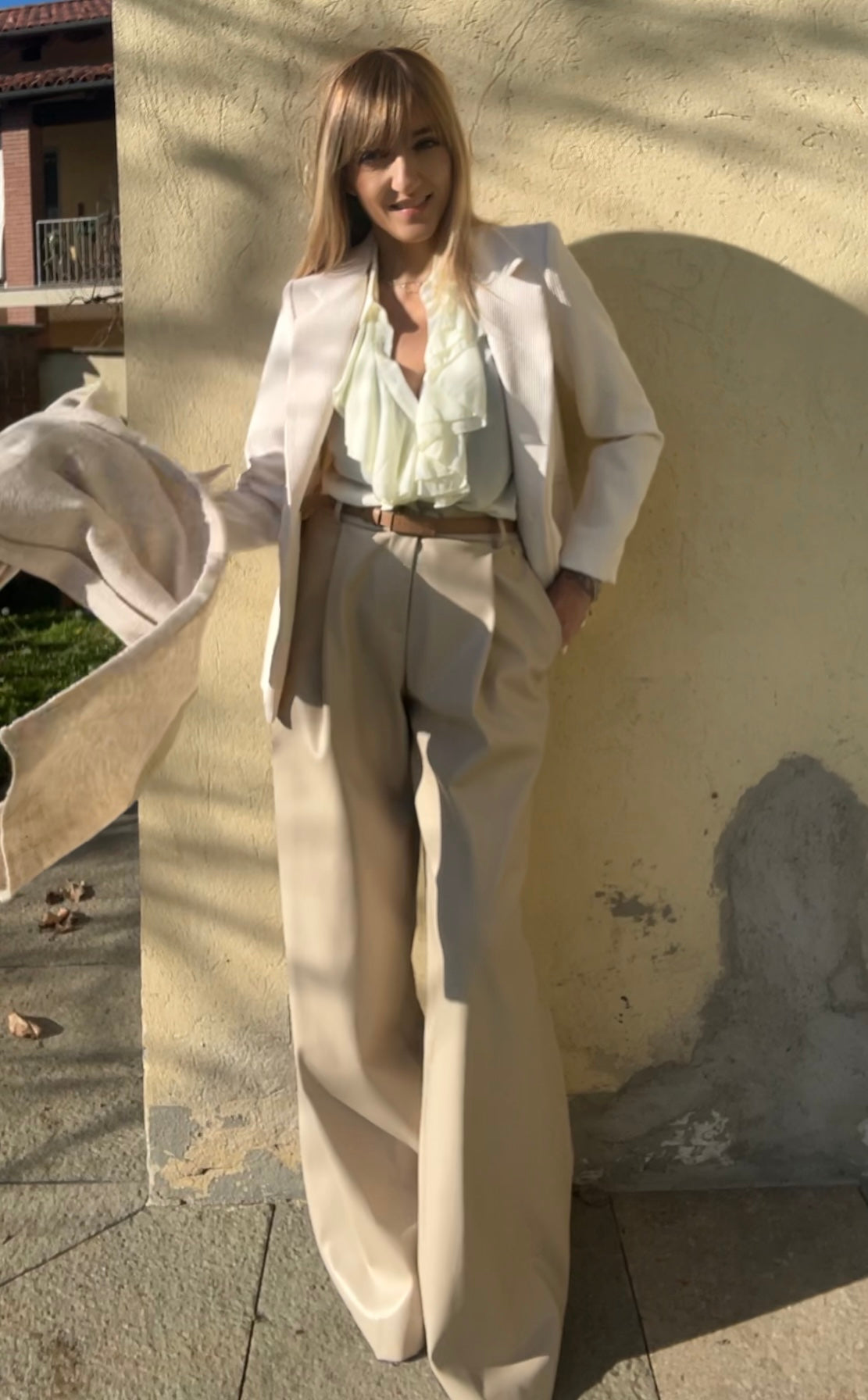 Pantalone ecopelle