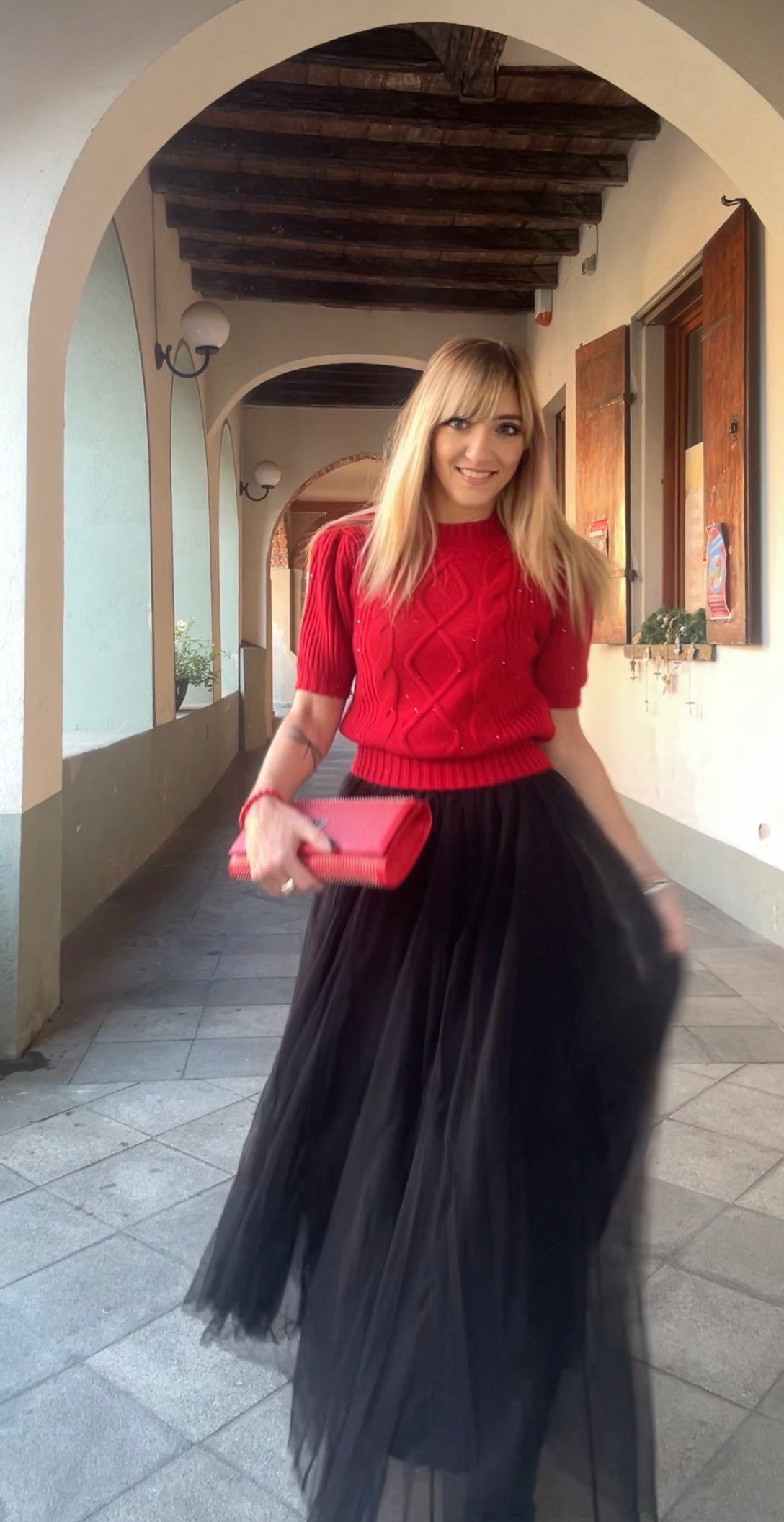 Gonna lunga tulle Twin set